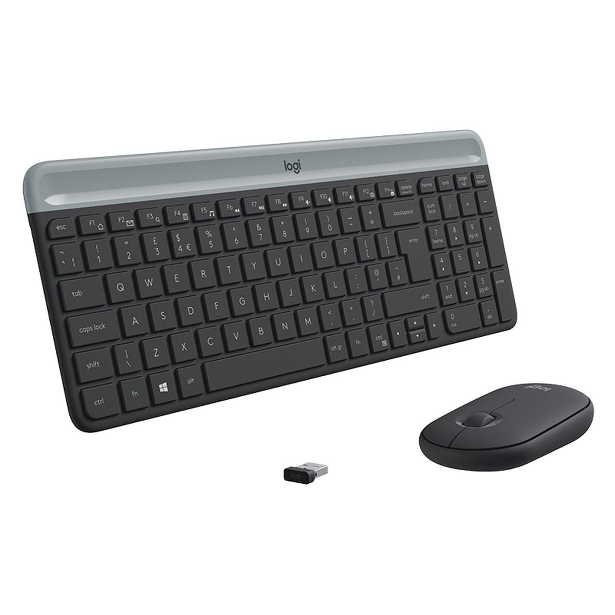 Keyboard and Mouse Logitech 920-009196 Graphite Italian QWERTY, Logitech, Computing, Accessories, keyboard-and-mouse-logitech-920-009196-graphite-italian-qwerty, Brand_Logitech, category-reference-2609, category-reference-2642, category-reference-2646, category-reference-t-19685, category-reference-t-19908, category-reference-t-21353, category-reference-t-25625, computers / peripherals, Condition_NEW, office, Price_50 - 100, Teleworking, RiotNook