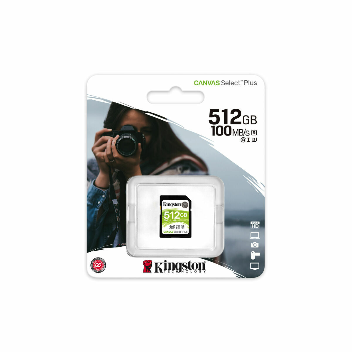 Memory Card Kingston Canvas Select Plus 512 GB, Kingston, Computing, Data storage, memory-card-kingston-canvas-select-plus-512-gb, Brand_Kingston, category-reference-2609, category-reference-2803, category-reference-2813, category-reference-t-19685, category-reference-t-19909, category-reference-t-21355, category-reference-t-25632, category-reference-t-29824, computers / components, Condition_NEW, Price_50 - 100, Teleworking, RiotNook