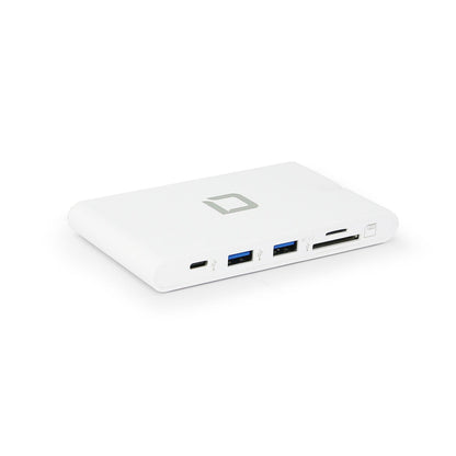 USB Hub Dicota D31729 White, Dicota, Computing, Accessories, usb-hub-dicota-d31729-white, Brand_Dicota, category-reference-2609, category-reference-2803, category-reference-2829, category-reference-t-19685, category-reference-t-19908, category-reference-t-21352, Condition_NEW, networks/wiring, Price_50 - 100, Teleworking, RiotNook