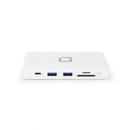 USB Hub Dicota D31729 White, Dicota, Computing, Accessories, usb-hub-dicota-d31729-white, Brand_Dicota, category-reference-2609, category-reference-2803, category-reference-2829, category-reference-t-19685, category-reference-t-19908, category-reference-t-21352, Condition_NEW, networks/wiring, Price_50 - 100, Teleworking, RiotNook