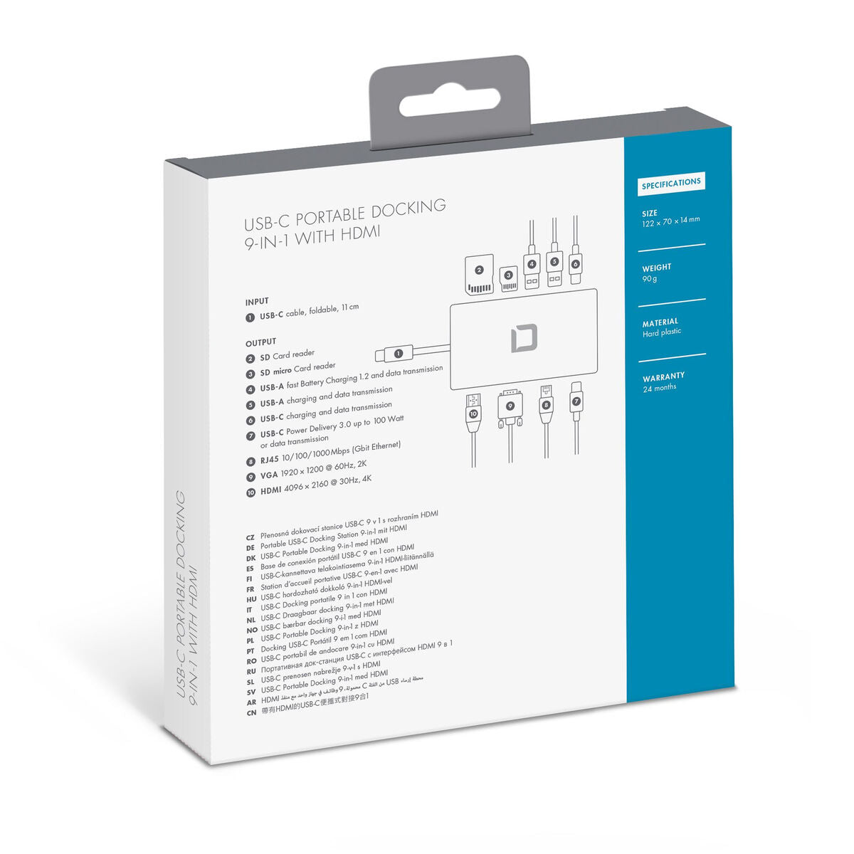 USB Hub Dicota D31729 White, Dicota, Computing, Accessories, usb-hub-dicota-d31729-white, Brand_Dicota, category-reference-2609, category-reference-2803, category-reference-2829, category-reference-t-19685, category-reference-t-19908, category-reference-t-21352, Condition_NEW, networks/wiring, Price_50 - 100, Teleworking, RiotNook