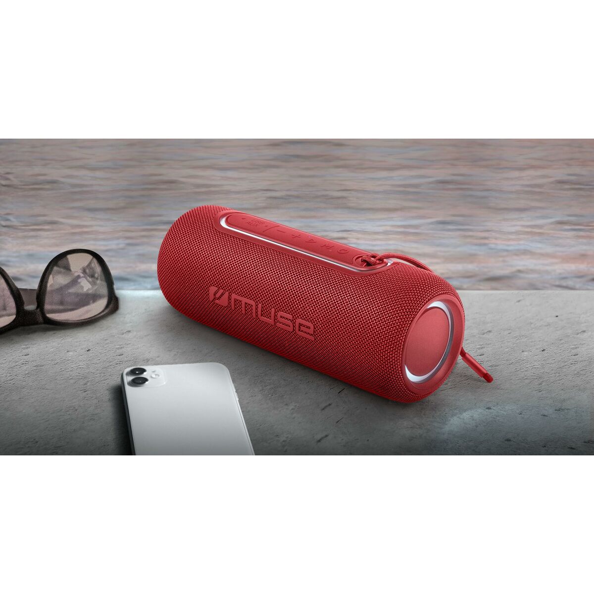 Portable Bluetooth Speakers Muse M780BTR     20W 20 W Red, Muse, Electronics, Mobile communication and accessories, portable-bluetooth-speakers-muse-m780btr-20w-20-w-red, Brand_Muse, category-reference-2609, category-reference-2882, category-reference-2923, category-reference-t-19653, category-reference-t-21311, category-reference-t-25527, category-reference-t-4036, category-reference-t-4037, Condition_NEW, entertainment, music, Price_50 - 100, telephones & tablets, wifi y bluetooth, RiotNook