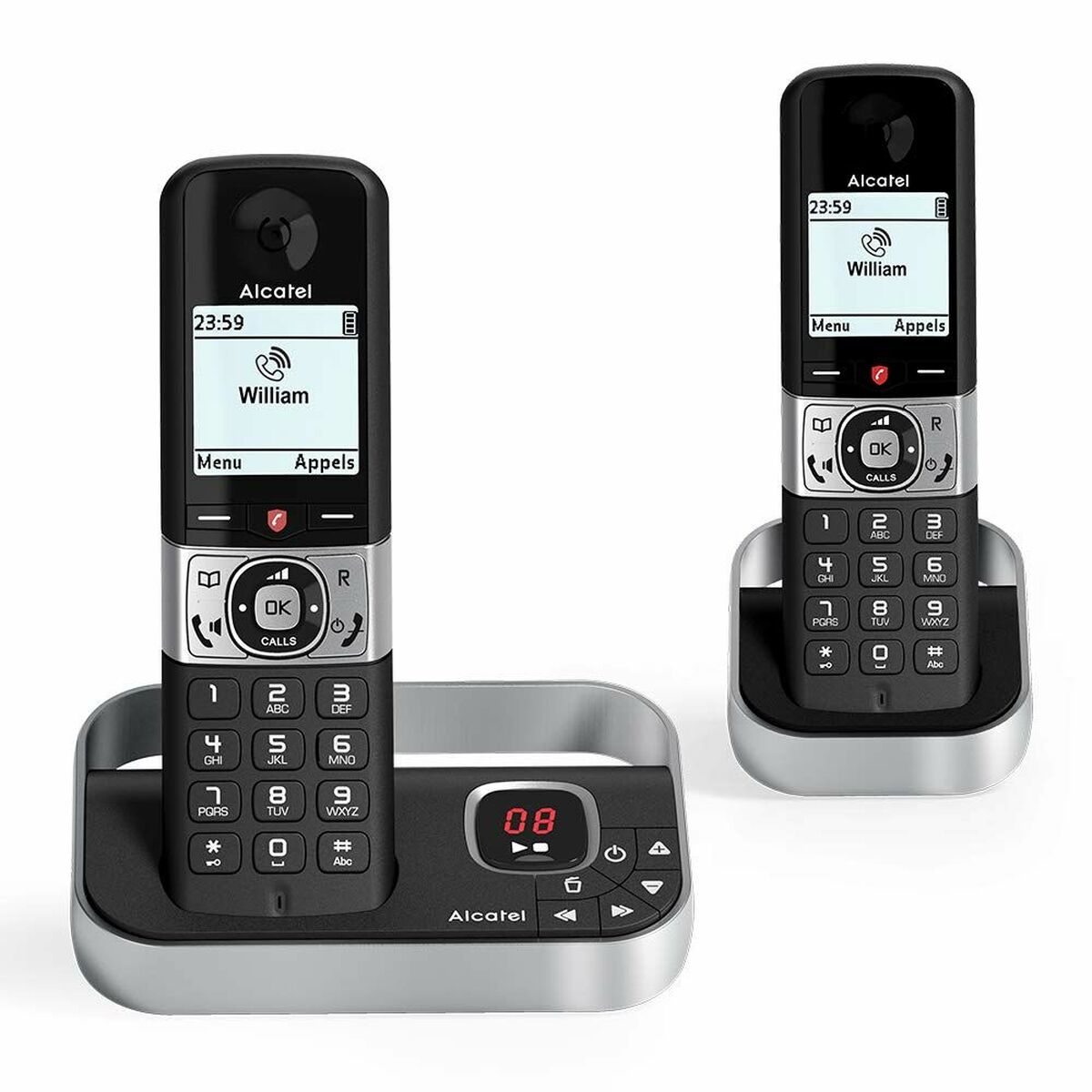 Wireless Phone Alcatel 3700601422863 Black/Silver DECT, Alcatel, Electronics, Landline telephones and accessories, wireless-phone-alcatel-3700601422863-black-silver-dect, Brand_Alcatel, category-reference-2609, category-reference-2617, category-reference-2619, category-reference-t-18372, category-reference-t-19653, Condition_NEW, office, Price_50 - 100, telephones & tablets, Teleworking, RiotNook