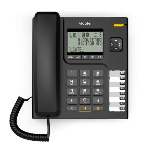 Landline Telephone Alcatel T78 Black, Alcatel, Electronics, Landline telephones and accessories, landline-telephone-alcatel-t78-black, Brand_Alcatel, category-reference-2609, category-reference-2617, category-reference-2619, category-reference-t-18372, category-reference-t-19653, Condition_NEW, office, Price_20 - 50, telephones & tablets, Teleworking, RiotNook