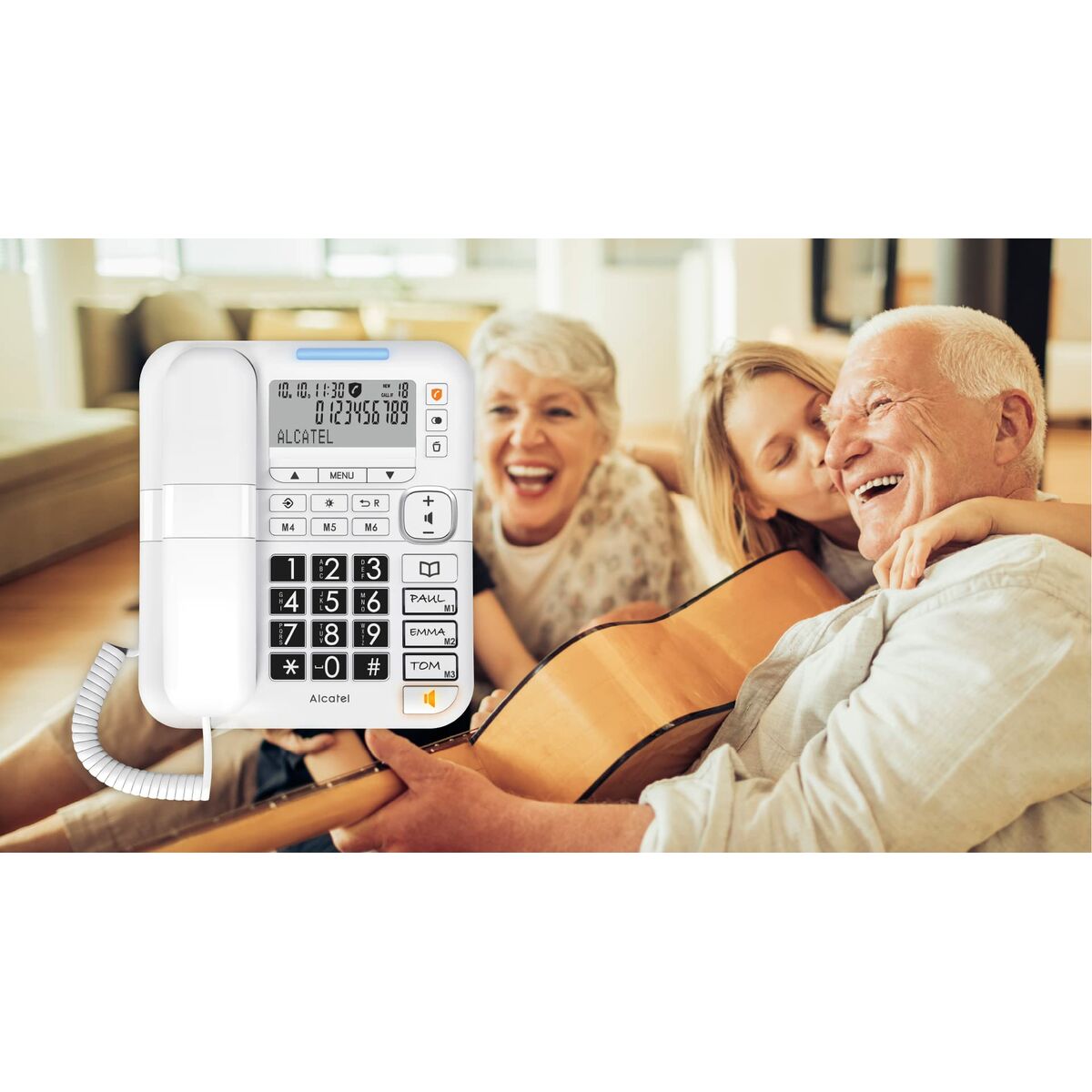 Landline for the Elderly Alcatel TMAX 70, Alcatel, Electronics, Landline telephones and accessories, landline-for-the-elderly-alcatel-tmax-70, Brand_Alcatel, category-reference-2609, category-reference-2617, category-reference-2619, category-reference-t-18372, category-reference-t-19653, Condition_NEW, office, Price_50 - 100, telephones & tablets, RiotNook