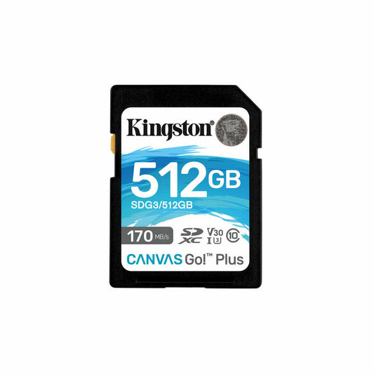 Micro SD Memory Card with Adaptor Kingston SDG3/512GB, Kingston, Computing, Data storage, micro-sd-memory-card-with-adaptor-kingston-sdg3-512gb, Brand_Kingston, category-reference-2609, category-reference-2803, category-reference-2813, category-reference-t-19685, category-reference-t-19909, category-reference-t-21355, category-reference-t-25632, computers / components, Condition_NEW, Price_50 - 100, Teleworking, RiotNook