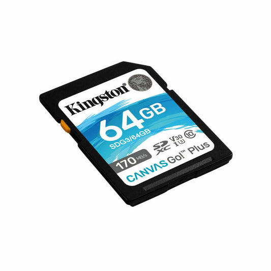 SD Memory Card Kingston Canvas Go! Plus, Kingston, Computing, Data storage, sd-memory-card-kingston-canvas-go-plus, Brand_Kingston, category-reference-2609, category-reference-2803, category-reference-2813, category-reference-t-19685, category-reference-t-19909, category-reference-t-21355, category-reference-t-25632, category-reference-t-29818, computers / components, Condition_NEW, Price_20 - 50, Teleworking, RiotNook