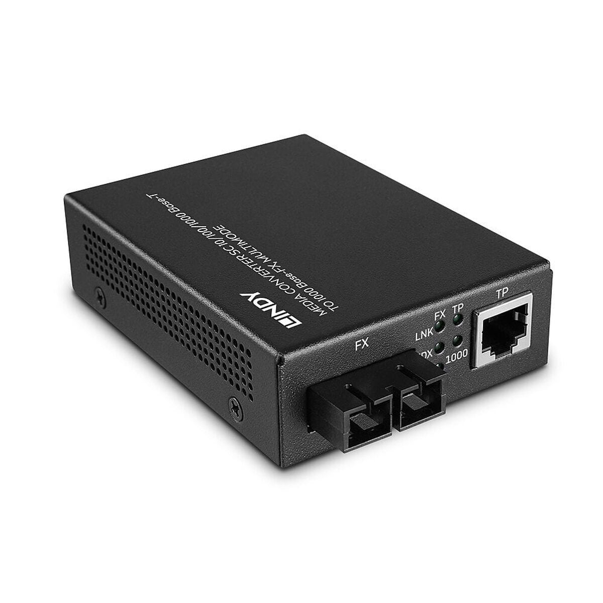 Multimode Media Converter LINDY 25119, LINDY, Computing, Network devices, switch-lindy-25119, :Black, black friday / cyber monday, Brand_LINDY, category-reference-2609, category-reference-2803, category-reference-2821, category-reference-2827, category-reference-t-19685, category-reference-t-19914, category-reference-t-21367, Condition_NEW, networks/wiring, Price_50 - 100, Teleworking, RiotNook