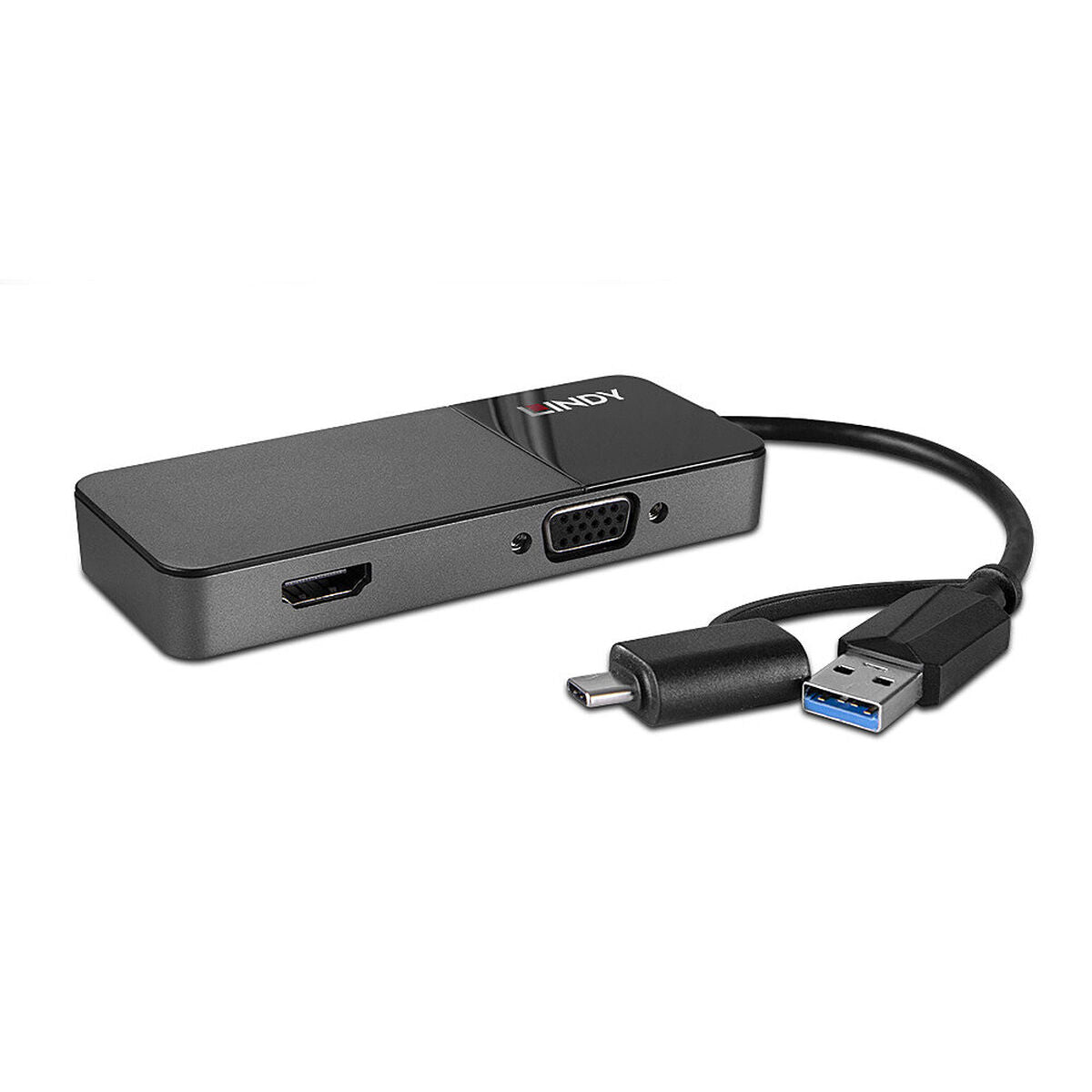 USB Hub LINDY 43354 Black, LINDY, Computing, Accessories, usb-hub-lindy-43354-black, Brand_LINDY, category-reference-2609, category-reference-2803, category-reference-2829, category-reference-t-19685, category-reference-t-19908, Condition_NEW, networks/wiring, Price_50 - 100, Teleworking, RiotNook