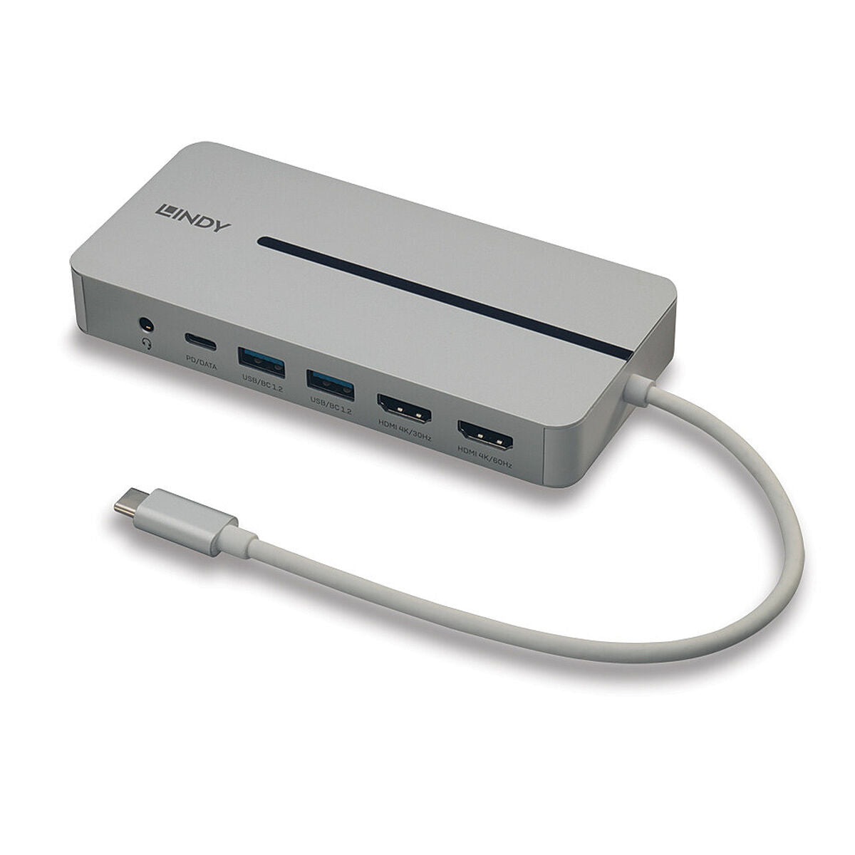 Dockstation LINDY 43360 Grey, LINDY, Computing, Accessories, dockstation-lindy-43360-grey, Brand_LINDY, category-reference-2609, category-reference-2803, category-reference-2829, category-reference-t-19685, category-reference-t-19908, Condition_NEW, networks/wiring, Price_100 - 200, Teleworking, RiotNook