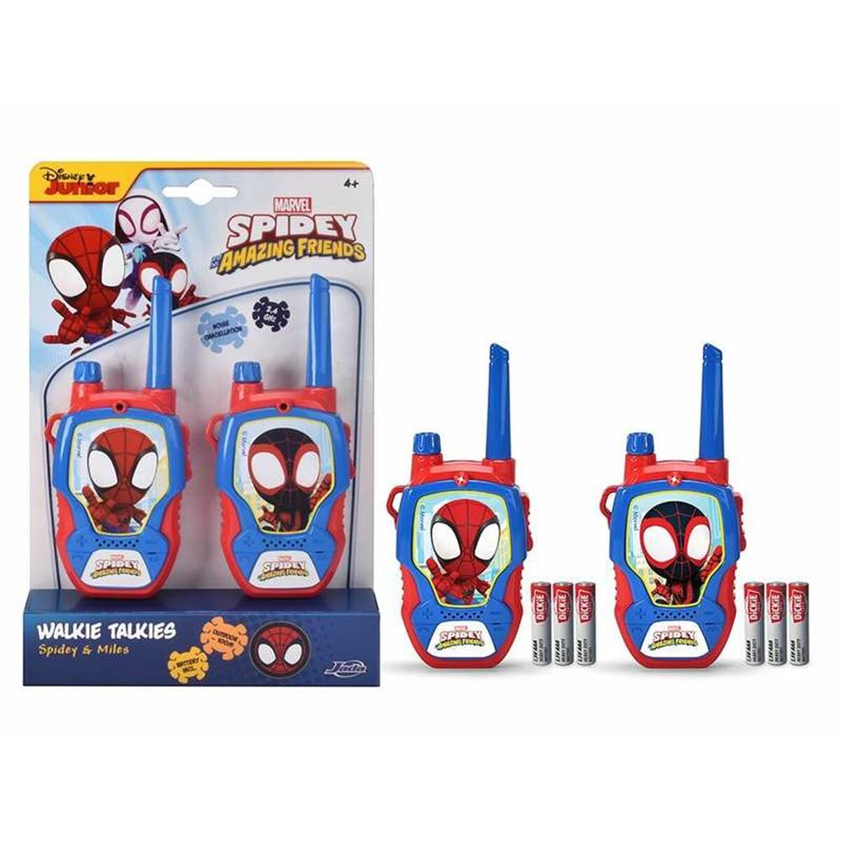 Walkie-Talkie Spidey 2,4 hz 2 Units, Spidey, Toys and games, Electronic toys, walkie-talkie-spidey-2-4-hz-2-units, Brand_Spidey, category-reference-2609, category-reference-2617, category-reference-2940, category-reference-t-11190, category-reference-t-19663, Condition_NEW, entertainment, gifts for kids, para los más peques, Price_20 - 50, RiotNook