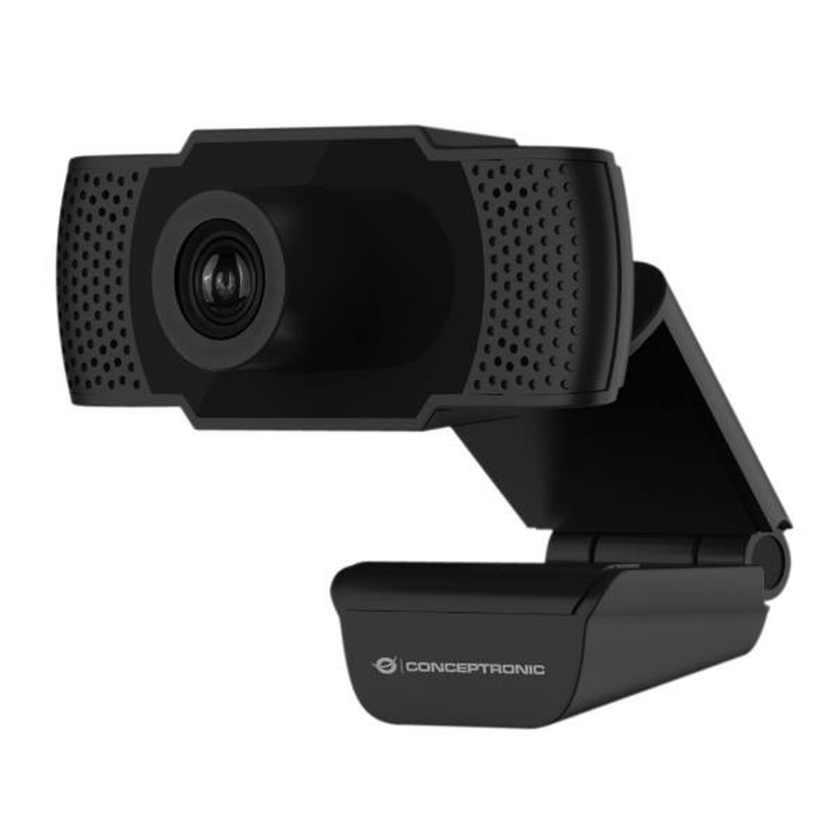 Gaming webcam Conceptronic 100752507201 FHD 1080p, Conceptronic, Electronics, Plug & Play Games Consoles, gaming-webcam-conceptronic-100752507201-fhd-1080p, Brand_Conceptronic, category-reference-2609, category-reference-2642, category-reference-2844, category-reference-t-15259, category-reference-t-15260, category-reference-t-19653, category-reference-t-19672, category-reference-t-23628, computers / peripherals, Condition_NEW, entertainment, gaming, Price_50 - 100, RiotNook