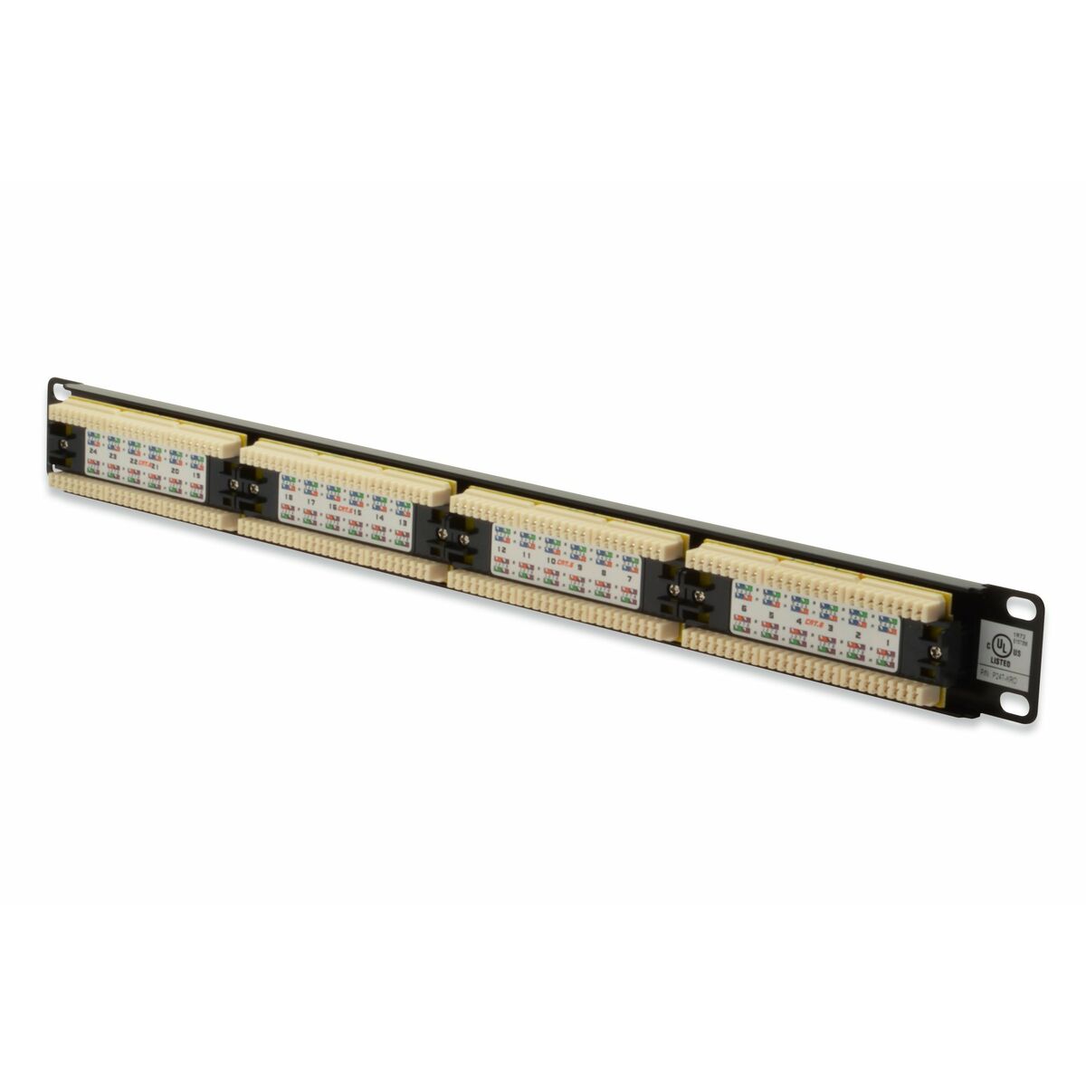 24-port UTP Category 6 Patch Panel Digitus DN-91624U, Digitus, Computing, Network devices, 24-port-utp-category-6-patch-panel-digitus-dn-91624u, Brand_Digitus, category-reference-2609, category-reference-2803, category-reference-2827, category-reference-t-19685, category-reference-t-19914, Condition_NEW, networks/wiring, Price_50 - 100, Teleworking, RiotNook