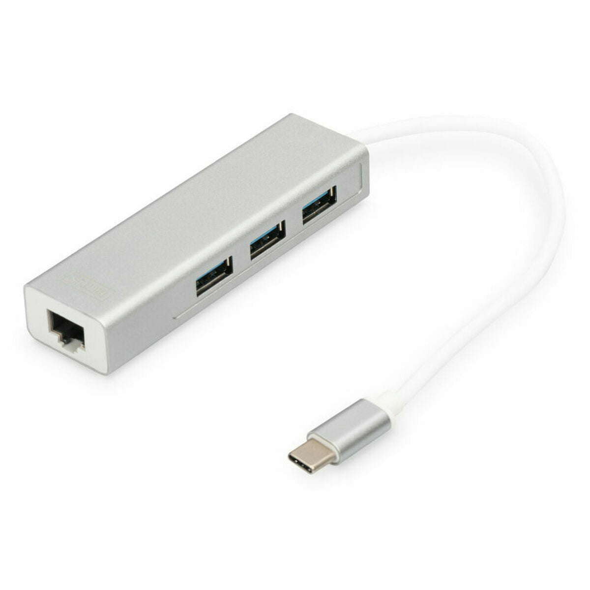 USB Hub Digitus DA-70255 Grey White/Grey Silver, Digitus, Computing, Network devices, usb-hub-digitus-da-70255-grey-white-grey-silver, Brand_Digitus, category-reference-2609, category-reference-2803, category-reference-2829, category-reference-t-19685, category-reference-t-19914, Condition_NEW, networks/wiring, Price_20 - 50, Teleworking, RiotNook