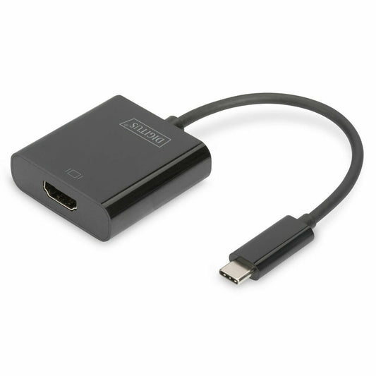 USB Adaptor HDMI Digitus DA-70852 Black 4K 30Hz, Digitus, Computing, Network devices, usb-adaptor-hdmi-digitus-da-70852-black-4k-30hz, :Ultra HD, Brand_Digitus, category-reference-2609, category-reference-2803, category-reference-2829, category-reference-t-19685, category-reference-t-19914, Condition_NEW, networks/wiring, Price_20 - 50, Teleworking, RiotNook