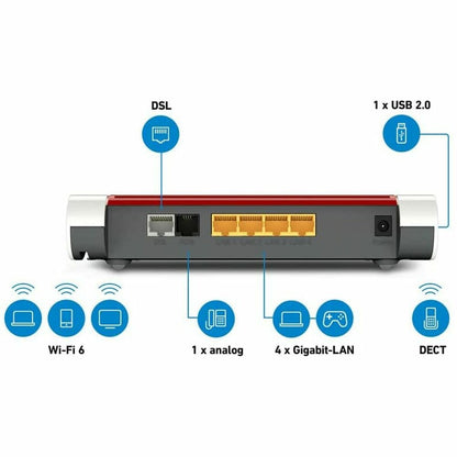 Router Fritz! 20002944 300 Mbps, Fritz!, Computing, Network devices, router-fritz-20002944-300-mbps, Brand_Fritz!, category-reference-2609, category-reference-2803, category-reference-2826, category-reference-t-19685, category-reference-t-19914, Condition_NEW, networks/wiring, Price_200 - 300, Teleworking, RiotNook