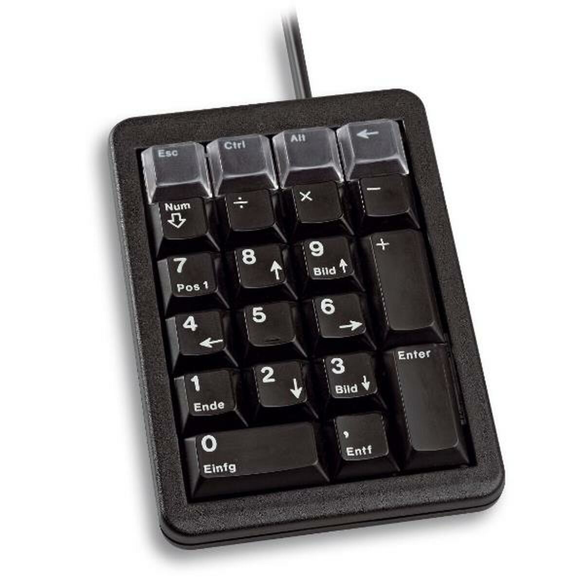 Numeric keyboard Cherry G84-4700LUCES-2 USB Black, Cherry, Computing, Accessories, numeric-keyboard-cherry-g84-4700luces-2-usb-black, :Spanish, Brand_Cherry, category-reference-2609, category-reference-2642, category-reference-2646, category-reference-t-19685, category-reference-t-19908, category-reference-t-21353, computers / peripherals, Condition_NEW, Price_50 - 100, Teleworking, RiotNook