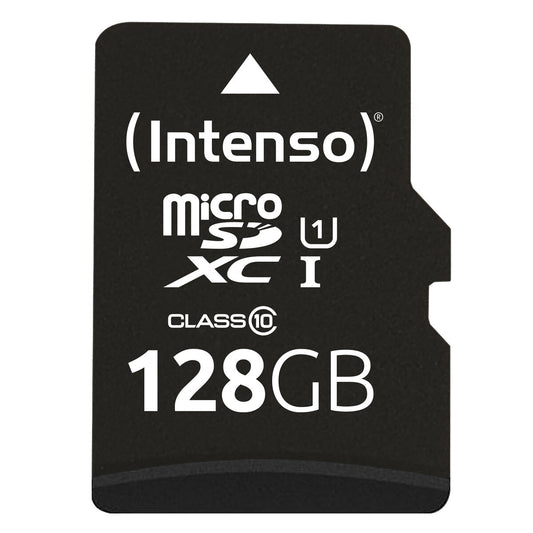 Micro SD Memory Card with Adaptor INTENSO 128 GB, INTENSO, Computing, Data storage, micro-sd-memory-card-with-adaptor-intenso-128-gb-1, Brand_INTENSO, category-reference-2609, category-reference-2803, category-reference-2813, category-reference-t-19685, category-reference-t-19909, category-reference-t-21355, category-reference-t-25632, category-reference-t-29820, computers / components, Condition_NEW, Price_20 - 50, Teleworking, RiotNook