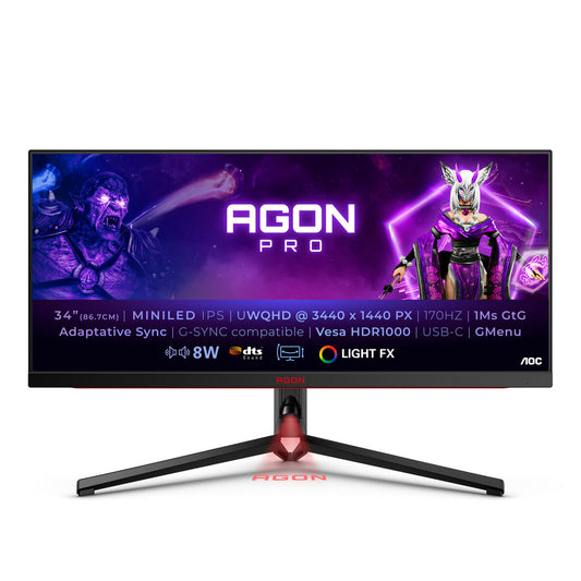 Monitor AOC AG344UXM UltraWide Quad HD 34" 170 Hz, AOC, Computing, monitor-aoc-ag344uxm-34-led-ips-170-hz, :QUAD HD, :RN CREATE, :Ultra HD, Brand_AOC, category-reference-2609, category-reference-2642, category-reference-2644, category-reference-t-19685, category-reference-t-19902, computers / peripherals, Condition_NEW, office, Price_800 - 900, Teleworking, RiotNook