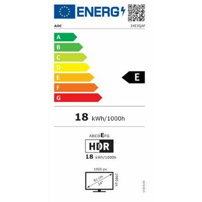 Monitor AOC 24E3QAF 24" 75 Hz, AOC, Computing, monitor-aoc-24e3qaf-24-75-hz, :NVIDIA G-SYNC, Brand_AOC, category-reference-2609, category-reference-2642, category-reference-2644, category-reference-t-19685, category-reference-t-19902, computers / peripherals, Condition_NEW, office, Price_100 - 200, Teleworking, RiotNook