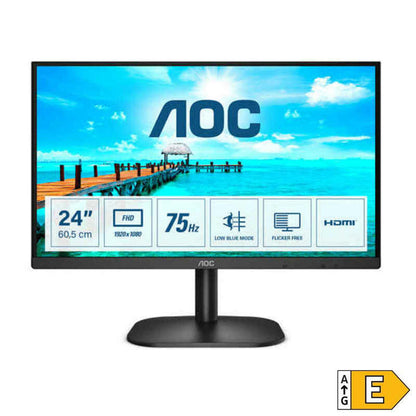 Monitor AOC 24B2XHM2 FHD LED 23,8" LCD VA Flicker free 24", AOC, Computing, monitor-aoc-24b2xhm2-fhd-led-23-8-lcd-va-flicker-free-24, Brand_AOC, category-reference-2609, category-reference-2642, category-reference-2644, category-reference-t-19685, computers / peripherals, Condition_NEW, office, Price_100 - 200, Teleworking, RiotNook