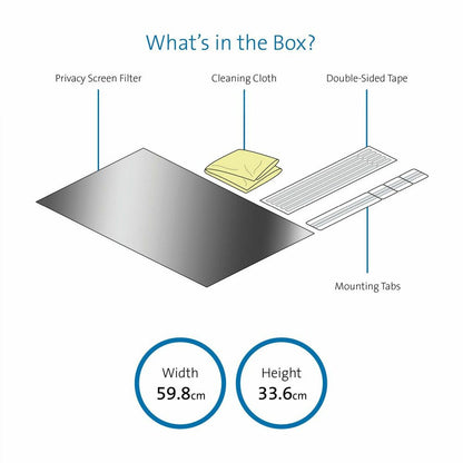 Privacy Filter for Monitor Kensington 626491 27", Kensington, Computing, Accessories, monitor-kensington-626491-27, Brand_Kensington, category-reference-2609, category-reference-2642, category-reference-2644, category-reference-t-19685, category-reference-t-19902, category-reference-t-19908, category-reference-t-21342, computers / peripherals, Condition_NEW, office, Price_100 - 200, Teleworking, RiotNook