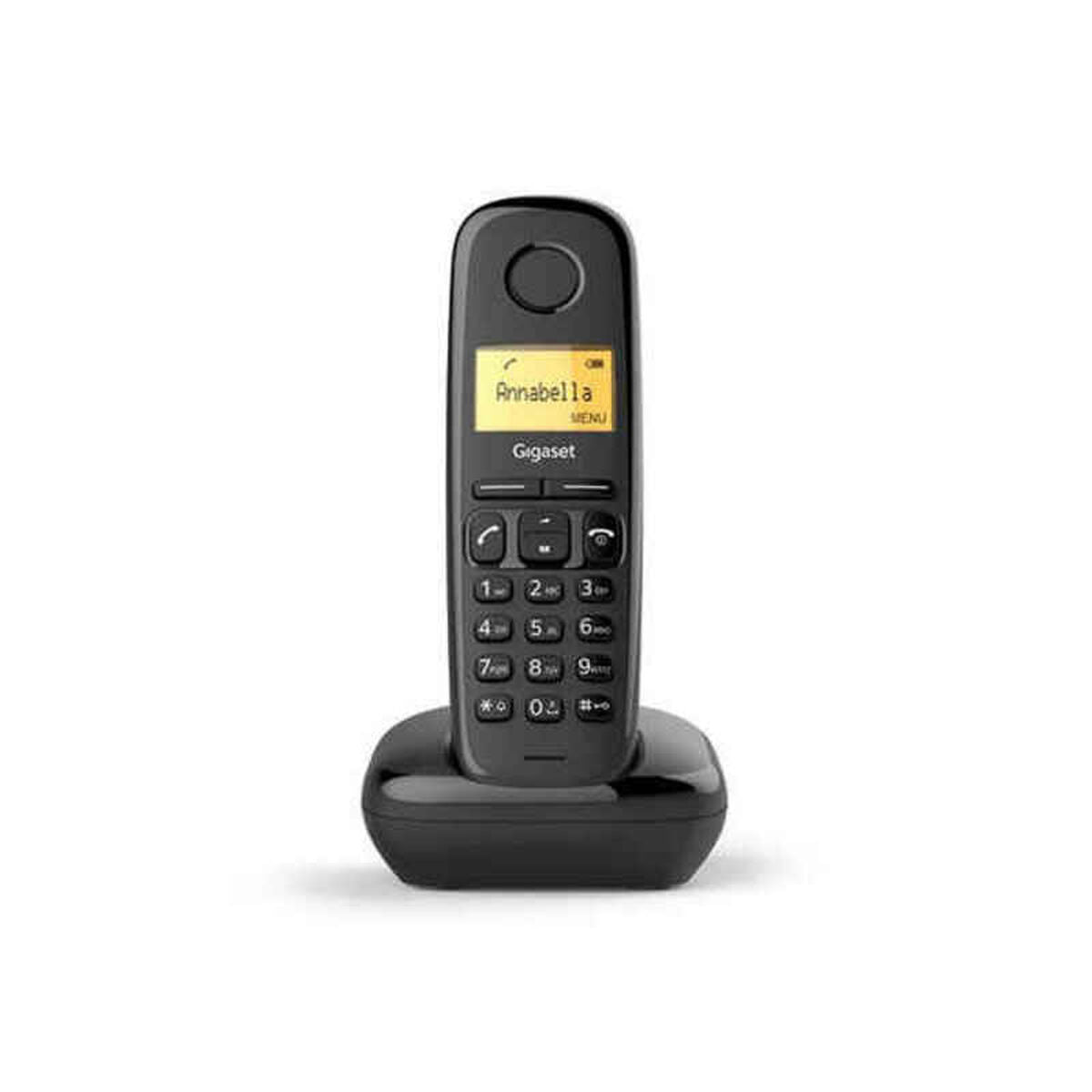 Wireless Phone Gigaset a170 Wireless 1,5" Black, Gigaset, Electronics, Landline telephones and accessories, wireless-phone-gigaset-a170-wireless-1-5-black, Brand_Gigaset, category-reference-2609, category-reference-2617, category-reference-2619, category-reference-t-18372, category-reference-t-19653, Condition_NEW, office, Price_20 - 50, telephones & tablets, Teleworking, RiotNook