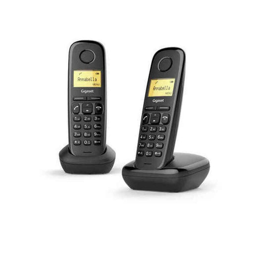 Wireless Phone Gigaset A170 Duo Black Wireless, Gigaset, Electronics, Landline telephones and accessories, wireless-phone-gigaset-a170-duo-black-wireless, Brand_Gigaset, category-reference-2609, category-reference-2617, category-reference-2619, category-reference-t-18372, category-reference-t-19653, Condition_NEW, office, Price_50 - 100, telephones & tablets, Teleworking, RiotNook