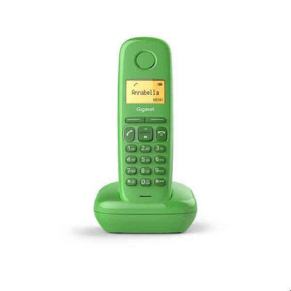 Wireless Phone Gigaset S30852-H2802-D208 Green Wireless 1,5", Gigaset, Electronics, Landline telephones and accessories, wireless-phone-gigaset-s30852-h2802-d208-green-wireless-1-5, Brand_Gigaset, category-reference-2609, category-reference-2617, category-reference-2619, category-reference-t-18372, category-reference-t-19653, Condition_NEW, office, Price_20 - 50, telephones & tablets, Teleworking, RiotNook