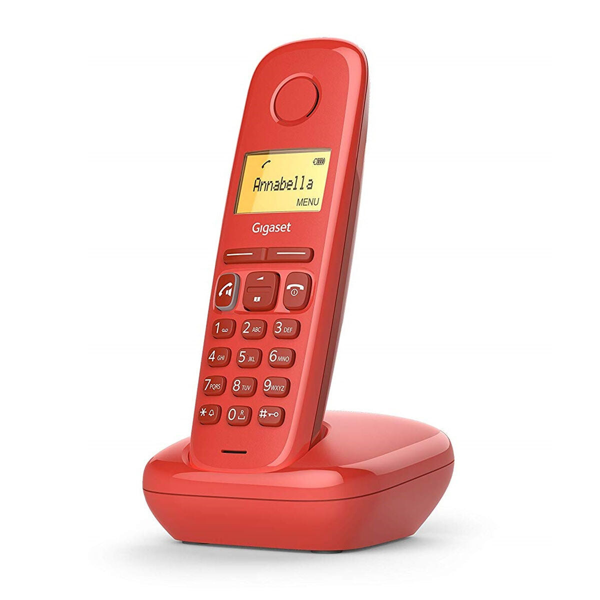 Wireless Phone Gigaset A270 Red, Gigaset, Electronics, Landline telephones and accessories, wireless-phone-gigaset-a270-red, Brand_Gigaset, category-reference-2609, category-reference-2617, category-reference-2619, category-reference-t-18372, category-reference-t-18382, category-reference-t-19653, Condition_NEW, office, Price_20 - 50, telephones & tablets, Teleworking, RiotNook