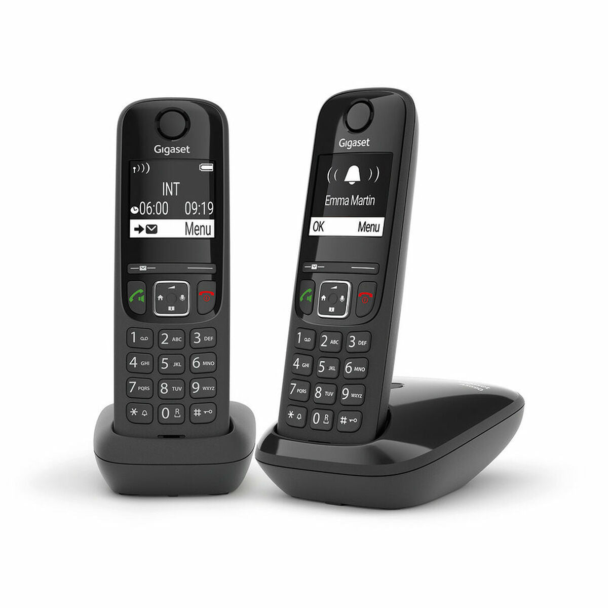 Wireless Phone Gigaset AS690 Black, Gigaset, Electronics, Landline telephones and accessories, wireless-phone-gigaset-as690-black, Brand_Gigaset, category-reference-2609, category-reference-2617, category-reference-2619, category-reference-t-18372, category-reference-t-18382, category-reference-t-19653, Condition_NEW, office, Price_50 - 100, telephones & tablets, Teleworking, RiotNook