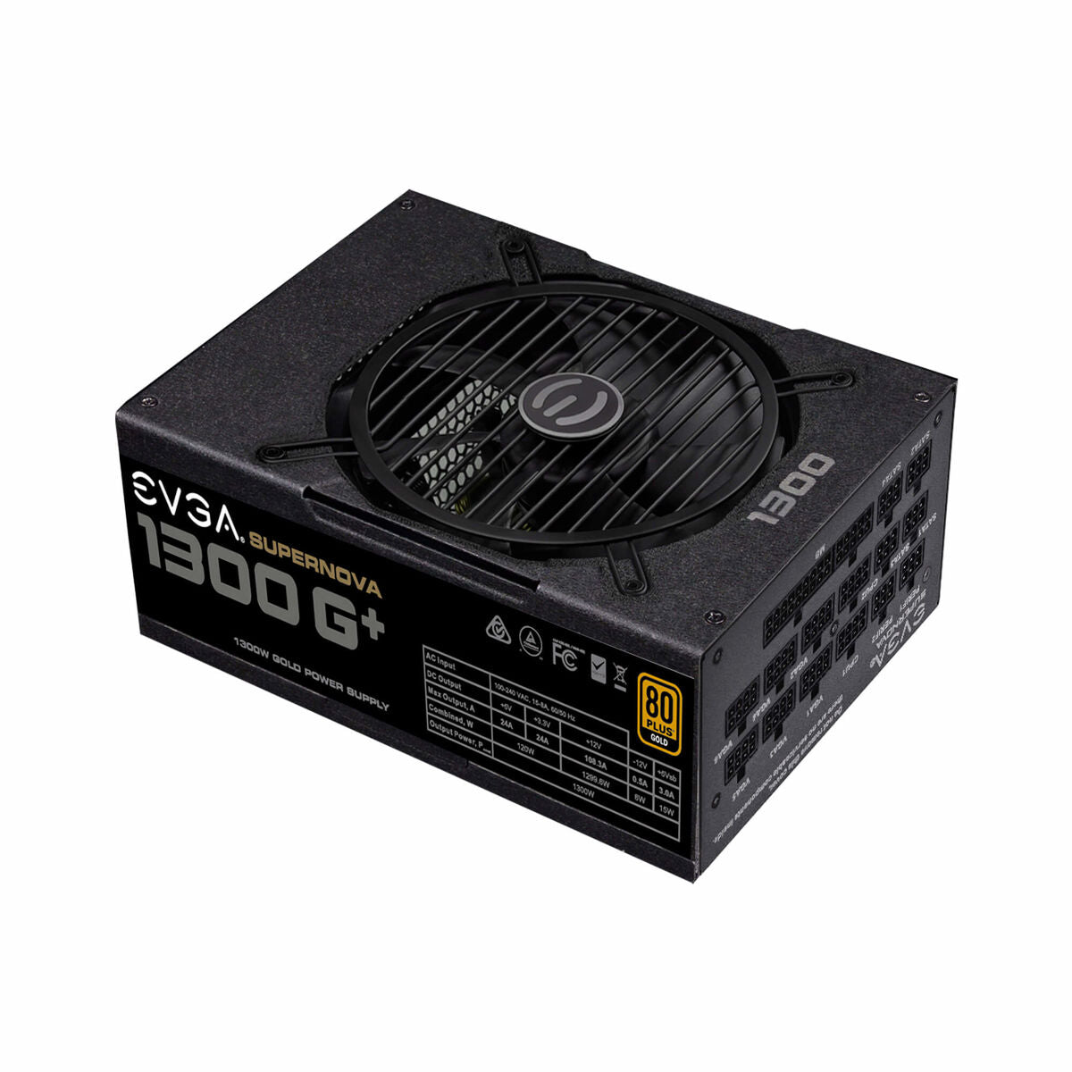 Power supply Evga SuperNOVA G+, Evga, Computing, Components, power-supply-evga-supernova-g, :1300W, Brand_Evga, category-reference-2609, category-reference-2803, category-reference-2816, category-reference-t-19685, category-reference-t-19912, category-reference-t-21360, computers / components, Condition_NEW, ferretería, Price_200 - 300, Teleworking, RiotNook