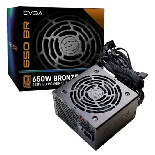 Power supply Evga 100-BR-0650-K2 ATX 650 W 80 Plus Bronze, Evga, Computing, Components, power-supply-evga-100-br-0650-k2-atx-650-w-80-plus-bronze, Brand_Evga, category-reference-2609, category-reference-2803, category-reference-2816, category-reference-t-19685, category-reference-t-19912, category-reference-t-21360, category-reference-t-25656, computers / components, Condition_NEW, ferretería, Price_50 - 100, Teleworking, RiotNook