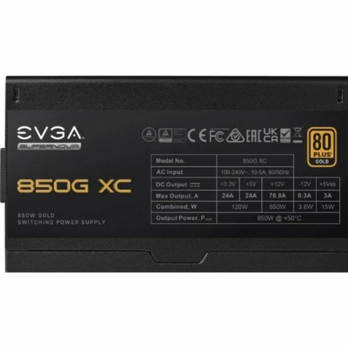 Power supply Evga SuperNOVA 850G XC 850 W 80 Plus Gold, Evga, Computing, Components, power-supply-evga-supernova-850g-xc-850-w-80-plus-gold, Brand_Evga, category-reference-2609, category-reference-2803, category-reference-2816, category-reference-t-19685, category-reference-t-19912, category-reference-t-21360, category-reference-t-25656, computers / components, Condition_NEW, ferretería, Price_200 - 300, Teleworking, RiotNook