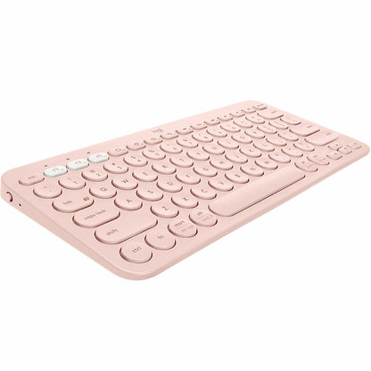 Wireless Keyboard Logitech K380  Pink Spanish Qwerty, Logitech, Computing, Accessories, wireless-keyboard-logitech-k380-pink-spanish-qwerty, :QWERTY, :Spanish, Brand_Logitech, category-reference-2609, category-reference-2642, category-reference-2646, category-reference-t-19685, category-reference-t-19908, category-reference-t-21353, computers / peripherals, Condition_NEW, office, Price_50 - 100, Teleworking, RiotNook