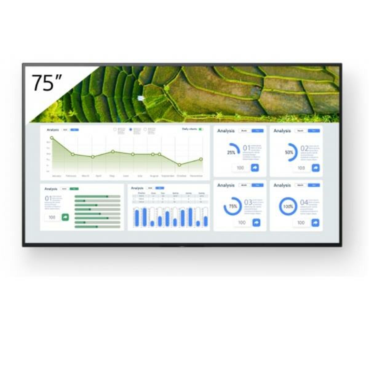 Monitor Videowall Sony FW-75BZ30L 4K Ultra HD HDCP 75" 60 Hz, Sony, Computing, monitor-videowall-sony-fw-75bz30l-4k-ultra-hd-hdcp-75-60-hz, :Ultra HD, Brand_Sony, category-reference-2609, category-reference-2642, category-reference-2644, category-reference-t-19685, category-reference-t-19902, computers / peripherals, Condition_NEW, office, Price_+ 1000, Teleworking, RiotNook