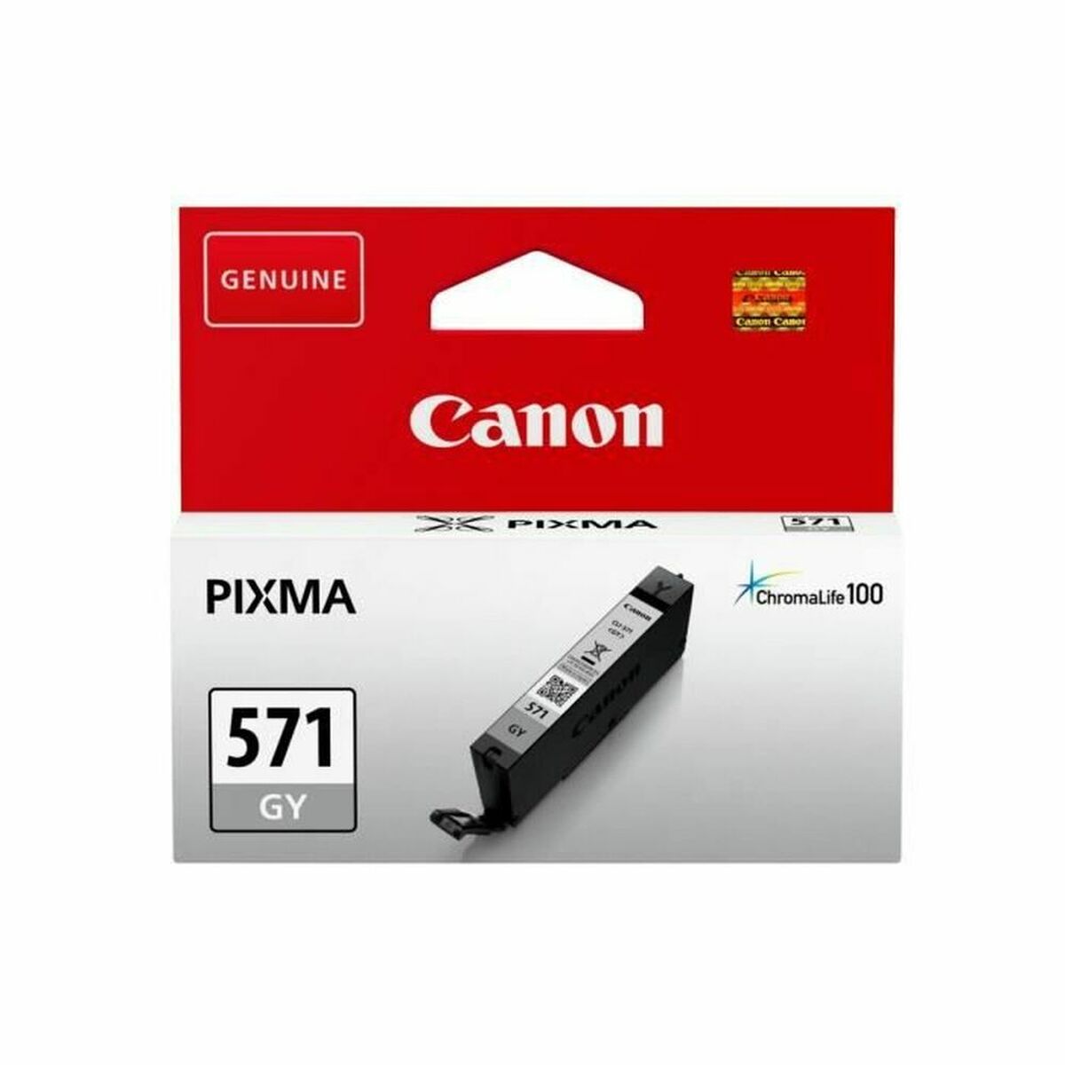 Original Ink Cartridge Canon CLI-571 Grey, Canon, Computing, Printers and accessories, original-ink-cartridge-canon-cli-571-grey, Brand_Canon, category-reference-2609, category-reference-2642, category-reference-2874, category-reference-t-19685, category-reference-t-19911, category-reference-t-21377, category-reference-t-25688, Condition_NEW, office, Price_20 - 50, RiotNook