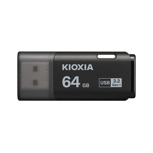 USB stick Kioxia U301  Black 64 GB, Kioxia, Computing, Data storage, usb-stick-kioxia-u301-black-64-gb, Brand_Kioxia, category-reference-2609, category-reference-2803, category-reference-2817, category-reference-t-19685, category-reference-t-19909, category-reference-t-21355, category-reference-t-25636, computers / components, Condition_NEW, Price_20 - 50, Teleworking, RiotNook