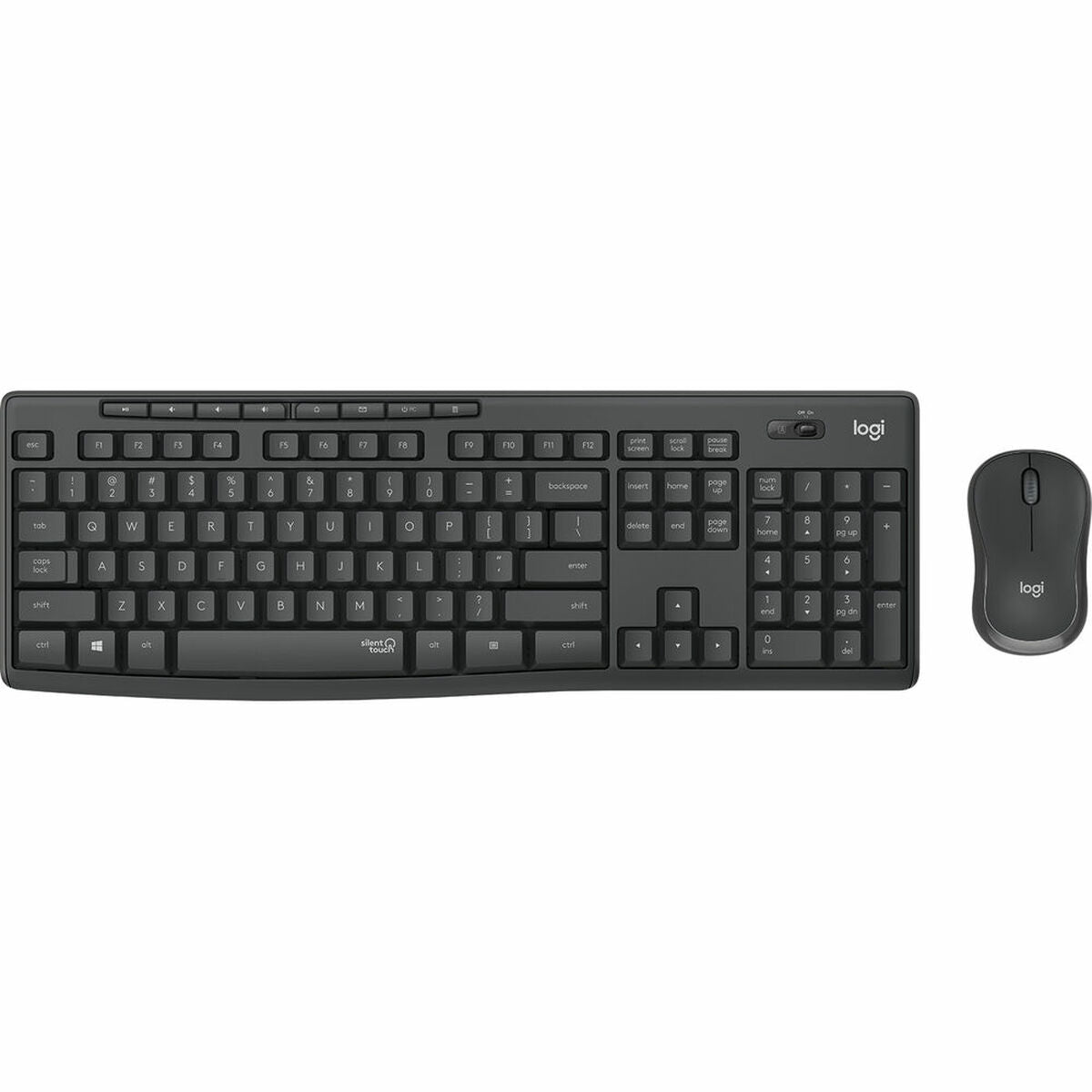 Keyboard and Wireless Mouse Logitech 920-009798 Black Spanish Qwerty QWERTY, Logitech, Computing, Accessories, keyboard-and-wireless-mouse-logitech-920-009798-black-spanish-qwerty-qwerty, Brand_Logitech, category-reference-2609, category-reference-2642, category-reference-2646, category-reference-t-19685, category-reference-t-19908, category-reference-t-21353, category-reference-t-25625, computers / peripherals, Condition_NEW, office, Price_50 - 100, Teleworking, RiotNook