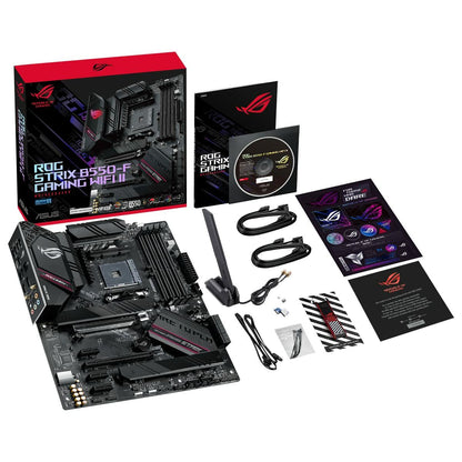 Motherboard Asus ROG STRIX B550-F GAMING WIFI II AMD B550 AMD AMD AM4, Asus, Computing, Components, motherboard-asus-rog-strix-b550-f-gaming-wifi-ii-amd-b550-amd-amd-am4, Brand_Asus, category-reference-2609, category-reference-2803, category-reference-2804, category-reference-t-19685, category-reference-t-19912, category-reference-t-21360, computers / components, Condition_NEW, Price_200 - 300, Teleworking, RiotNook