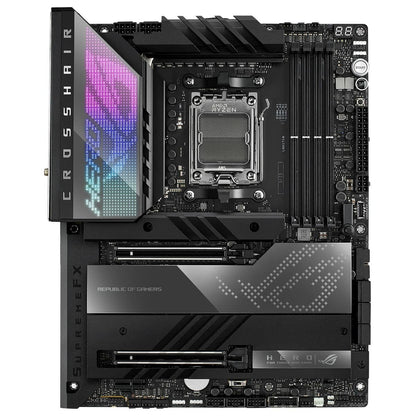 Motherboard Asus ROG Crosshair X670E Hero AMD AMD X670 AMD AM5, Asus, Computing, Components, motherboard-asus-rog-crosshair-x670e-hero-amd-amd-x670-amd-am5, Brand_Asus, category-reference-2609, category-reference-2803, category-reference-2804, category-reference-t-19685, category-reference-t-19912, category-reference-t-21360, computers / components, Condition_NEW, Price_700 - 800, Teleworking, RiotNook