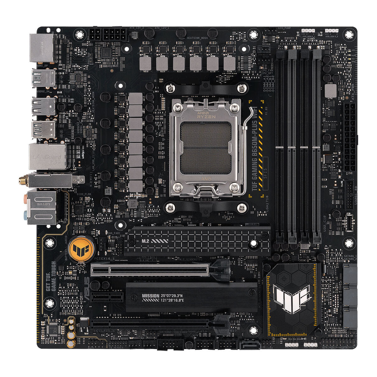 Motherboard Asus TUF GAMING B650M-PLUS WIFI AMD AM5 AMD B650, Asus, Computing, Components, motherboard-asus-tuf-gaming-b650m-plus-wifi-amd-am5-amd-b650, Brand_Asus, category-reference-2609, category-reference-2803, category-reference-2804, category-reference-t-19685, category-reference-t-19912, category-reference-t-21360, computers / components, Condition_NEW, Price_200 - 300, Teleworking, RiotNook