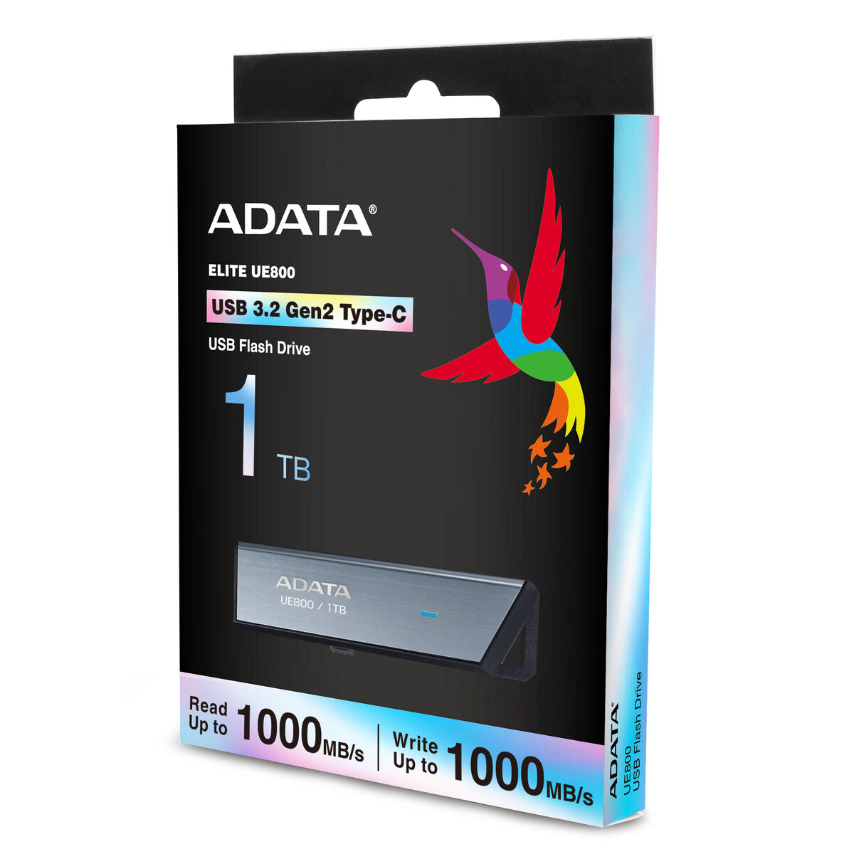 USB stick Adata ELITE UE800 1 TB Black Steel, Adata, Computing, Data storage, usb-stick-adata-elite-ue800-1-tb-black-steel, Brand_Adata, category-reference-2609, category-reference-2803, category-reference-2817, category-reference-t-19685, category-reference-t-19909, category-reference-t-21355, category-reference-t-25636, computers / components, Condition_NEW, Price_100 - 200, Teleworking, RiotNook