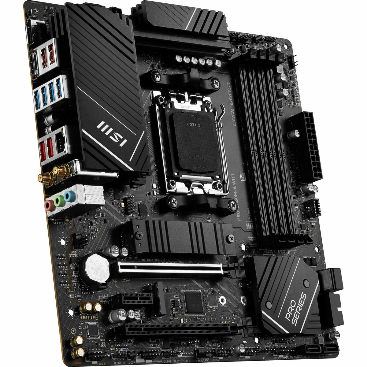 Motherboard MSI PRO B650M-A WIFI, MSI, Computing, Components, motherboard-msi-pro-b650m-a-wifi, Brand_MSI, category-reference-2609, category-reference-2803, category-reference-2804, category-reference-t-19685, category-reference-t-19912, category-reference-t-21360, computers / components, Condition_NEW, Price_200 - 300, Teleworking, RiotNook