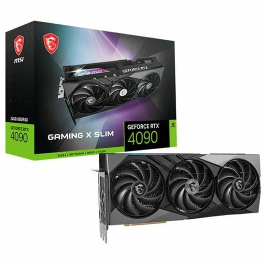 Graphics card MSI GEFORCE RTX 4090 GAMING X SLIM 24G 24 GB GDDR6 NVIDIA GeForce RTX 4090, MSI, Computing, Components, graphics-card-msi-geforce-rtx-4090-gaming-x-slim-24g-24-gb-gddr6-nvidia-geforce-rtx-4090, Brand_MSI, category-reference-2609, category-reference-2803, category-reference-2812, category-reference-t-19685, category-reference-t-19912, category-reference-t-21360, category-reference-t-25665, computers / components, Condition_NEW, Price_+ 1000, Teleworking, RiotNook