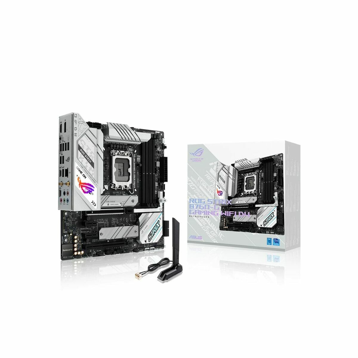 Motherboard Asus ROG STRIX B760-G GAMING WF LGA 1700, Asus, Computing, Components, motherboard-asus-rog-strix-b760-g-gaming-wf-lga-1700, Brand_Asus, category-reference-2609, category-reference-2803, category-reference-2804, category-reference-t-19685, category-reference-t-19912, category-reference-t-21360, category-reference-t-25660, computers / components, Condition_NEW, Price_200 - 300, Teleworking, RiotNook