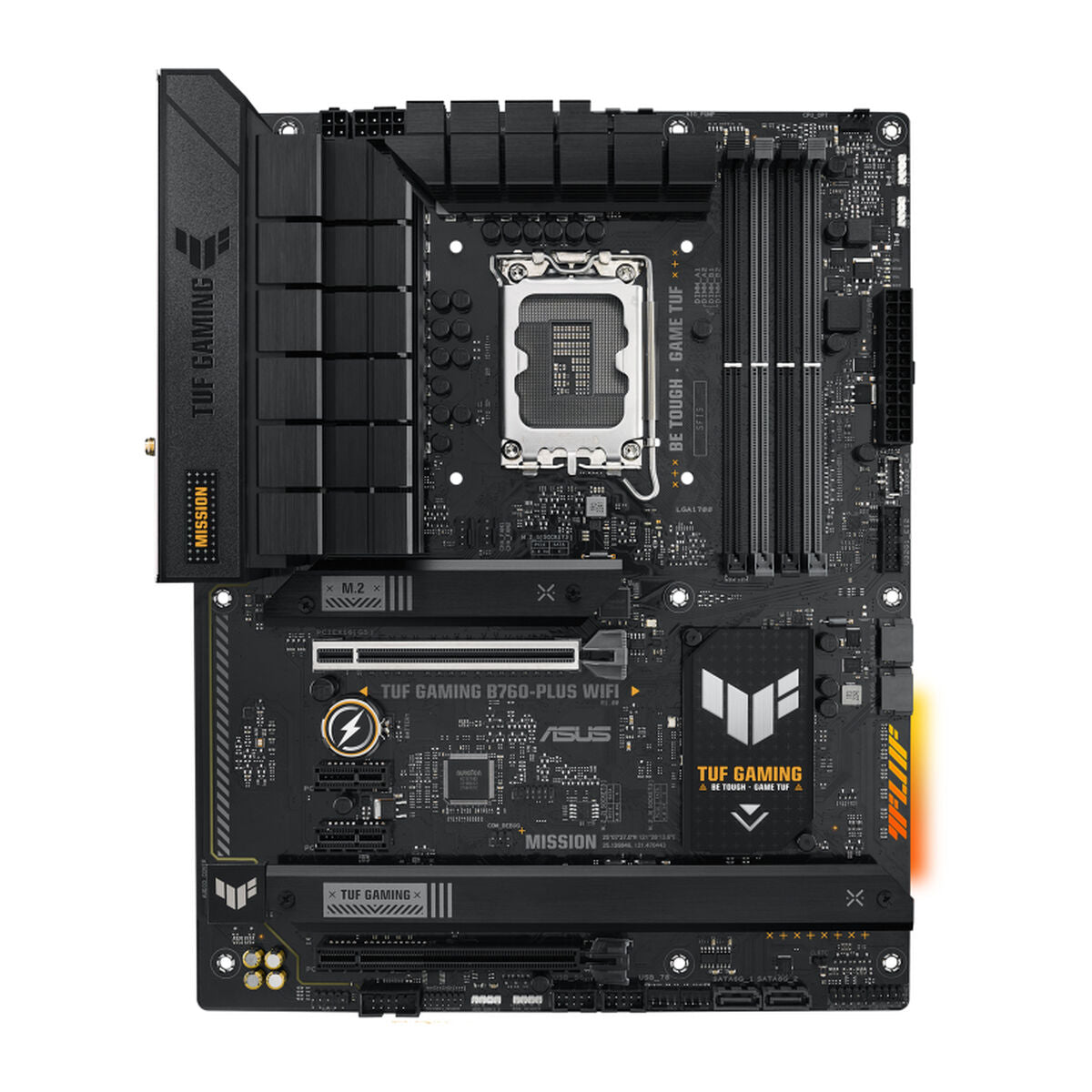 Motherboard Asus TUF Gaming B760-Plus WIFI LGA 1700 Intel Intel B760, Asus, Computing, Components, motherboard-asus-tuf-gaming-b760-plus-wifi-lga-1700-intel-intel-b760, Brand_Asus, category-reference-2609, category-reference-2803, category-reference-2804, category-reference-t-19685, category-reference-t-19912, category-reference-t-21360, computers / components, Condition_NEW, Price_100 - 200, Teleworking, RiotNook