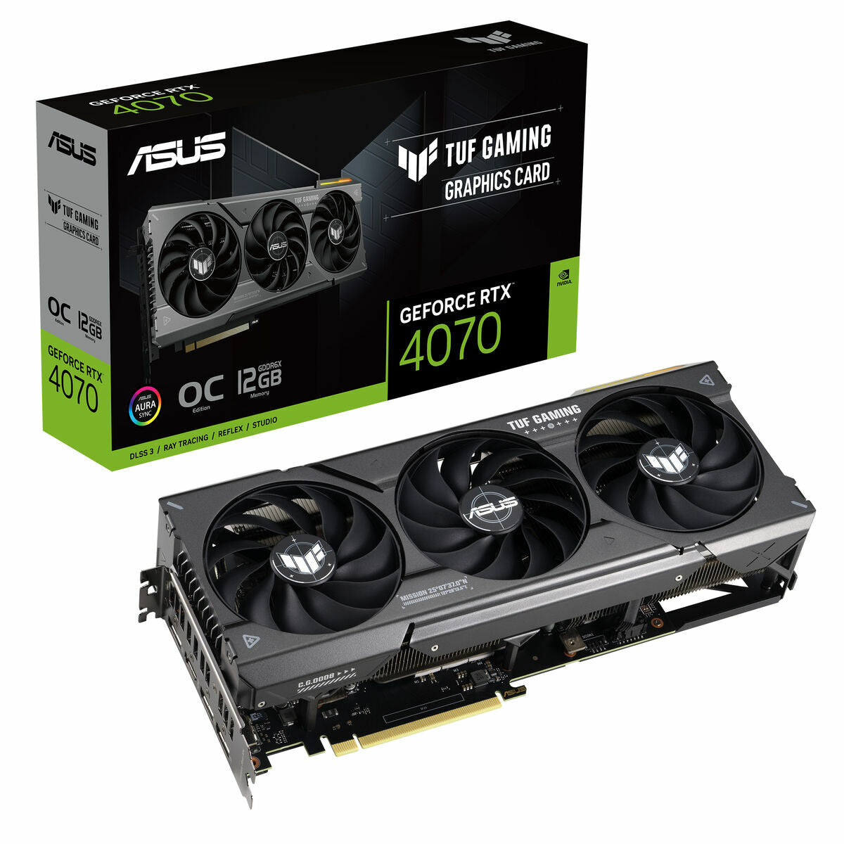 Graphics card Asus GeForce RTX 4070 12 GB GDDR6X 12 GB RAM GEFORCE RTX 4070, Asus, Computing, Components, graphics-card-asus-geforce-rtx-4070-12-gb-gddr6x-12-gb-ram-geforce-rtx-4070, Brand_Asus, category-reference-2609, category-reference-2803, category-reference-2812, category-reference-t-19685, category-reference-t-19912, category-reference-t-21360, computers / components, Condition_NEW, Price_700 - 800, Teleworking, RiotNook