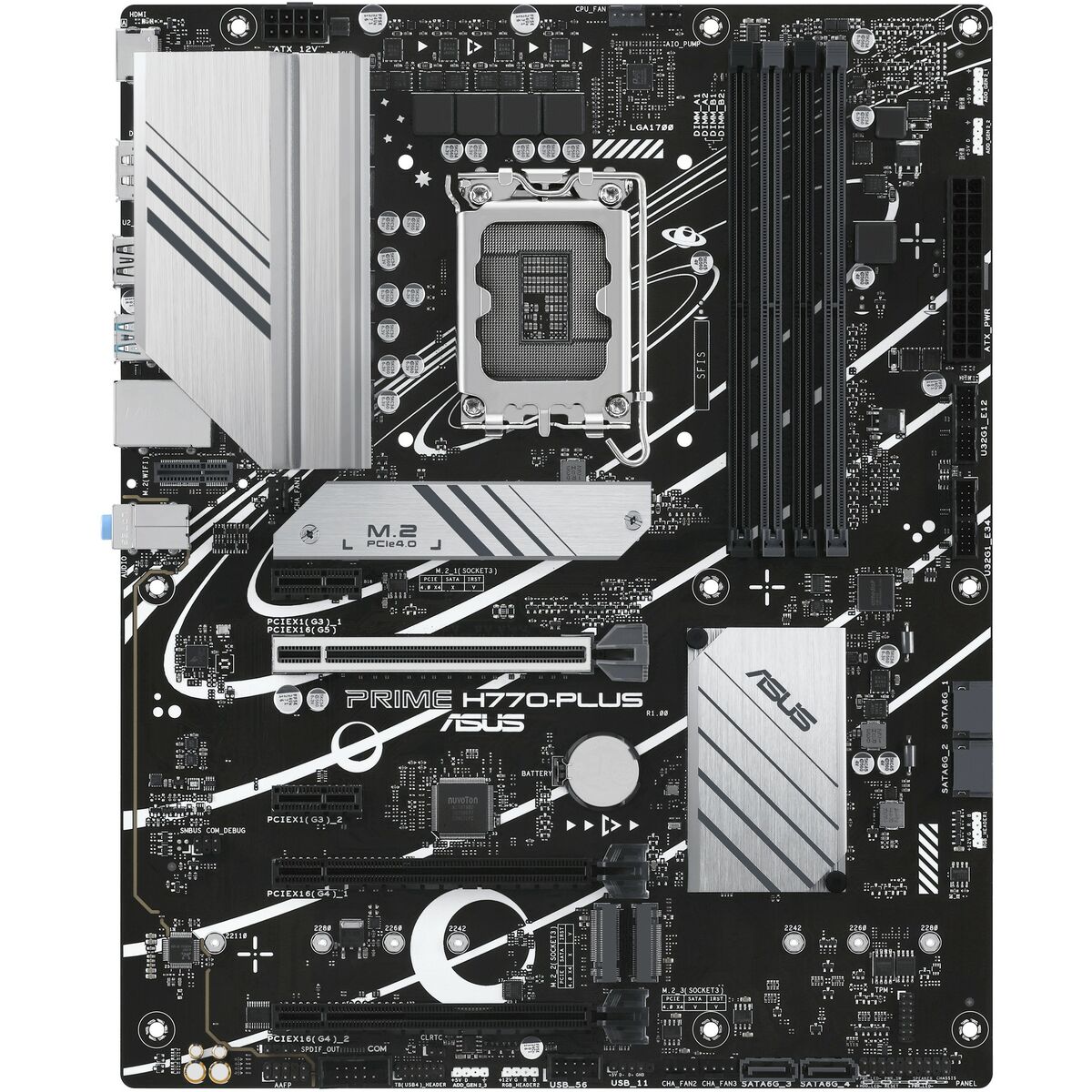 Motherboard Asus PRIME H770-PLUS LGA 1700, Asus, Computing, Components, motherboard-asus-prime-h770-plus-lga-1700, Brand_Asus, category-reference-2609, category-reference-2803, category-reference-2804, category-reference-t-19685, category-reference-t-19912, category-reference-t-21360, category-reference-t-25660, computers / components, Condition_NEW, Price_200 - 300, Teleworking, RiotNook