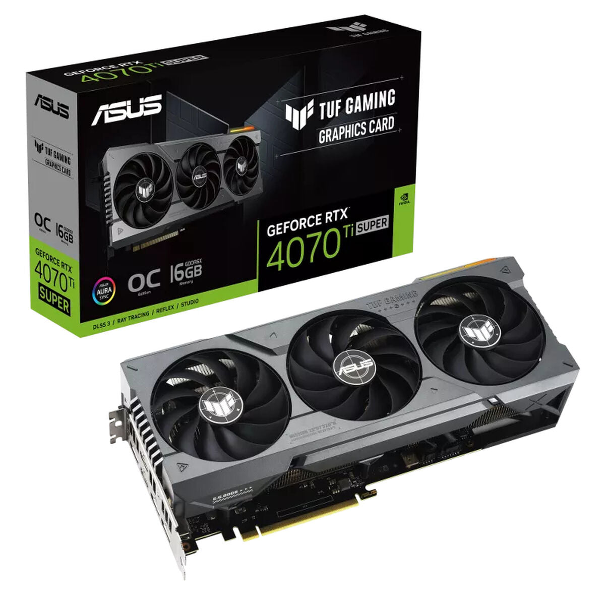 Graphics card Asus TUF RTX 4070 TI SUPER OC 16 GB GDDR6X, Asus, Computing, Components, graphics-card-asus-tuf-rtx-4070-ti-super-oc-16-gb-gddr6x, Brand_Asus, category-reference-2609, category-reference-2803, category-reference-2812, category-reference-t-19685, category-reference-t-19912, category-reference-t-21360, category-reference-t-25665, computers / components, Condition_NEW, Price_+ 1000, Teleworking, RiotNook